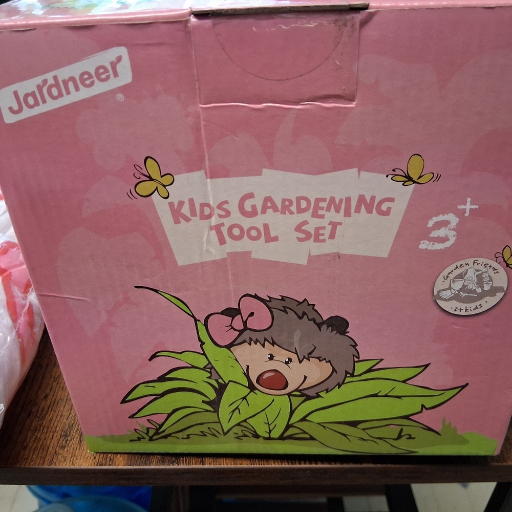 Pink Kids Gardening Tool Set